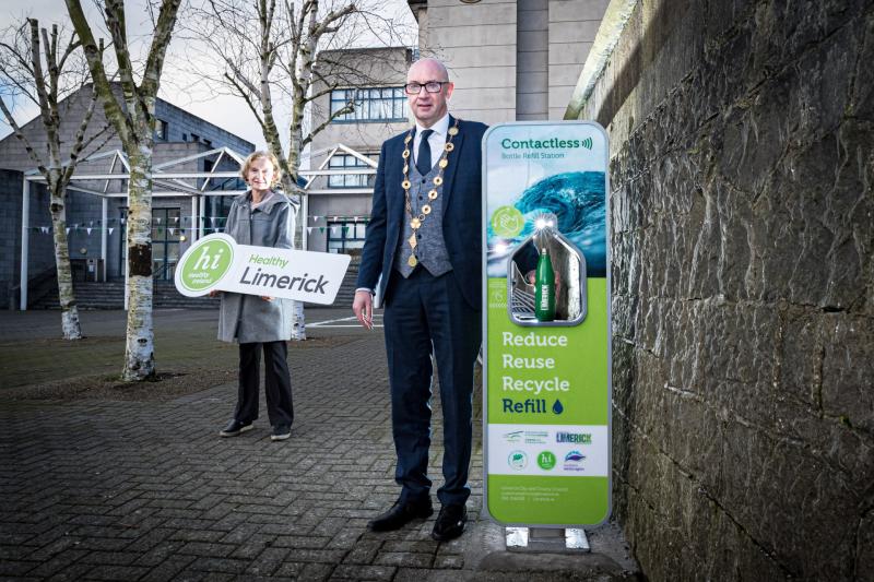 Contactless bottle filling stations installed at key locations in Limerick