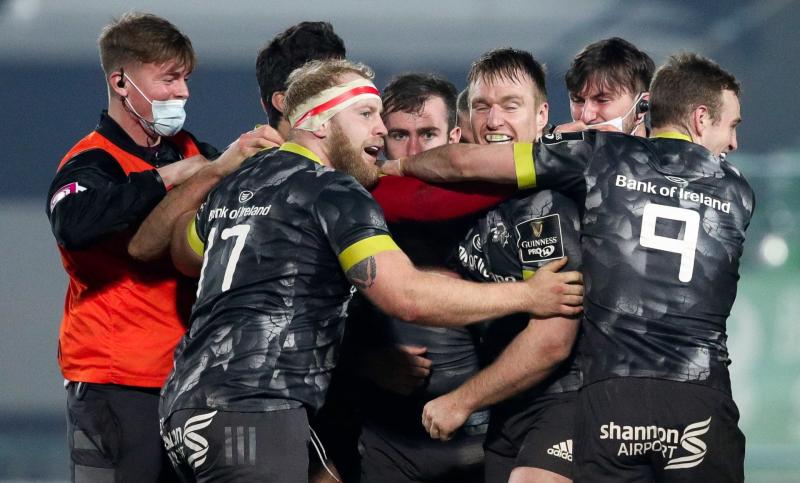 Johann van Graan lauds players 'composure' as Munster escape with win at Benetton