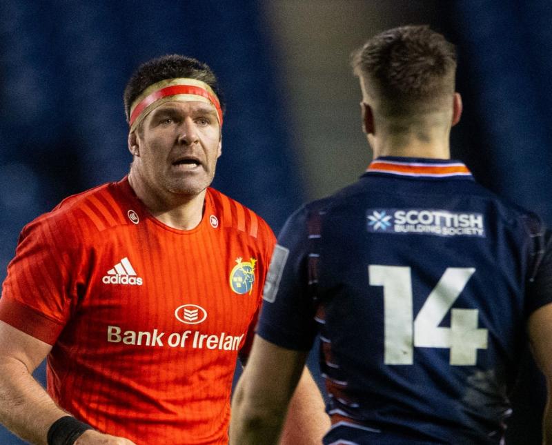 Munster coach Johann van Graan: "Billy Holland's 'phenomenal - what a man"