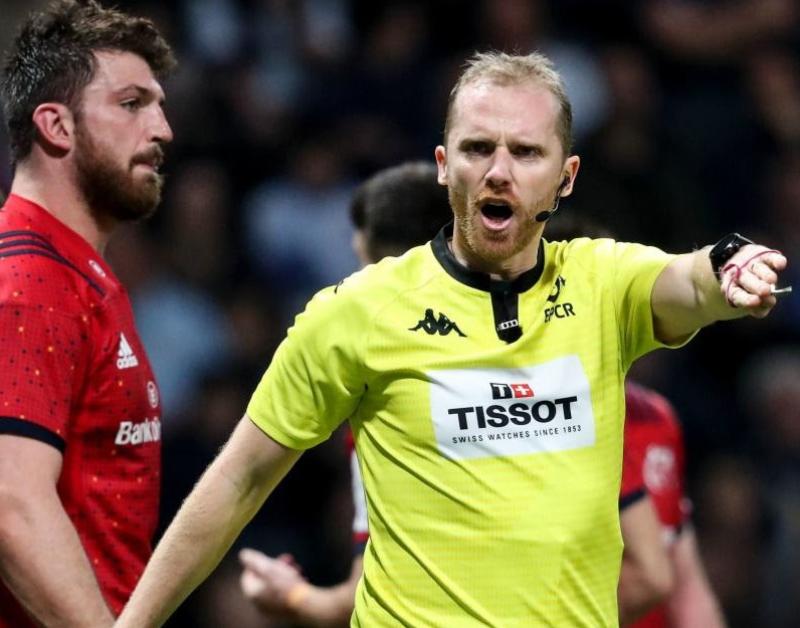 Referee confirmed for Munster Rugby's Champions Cup clash with Toulouse