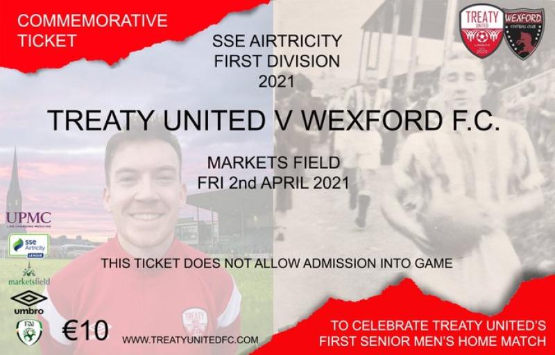 Treaty United issue special virtual match ticket for Good Friday clash