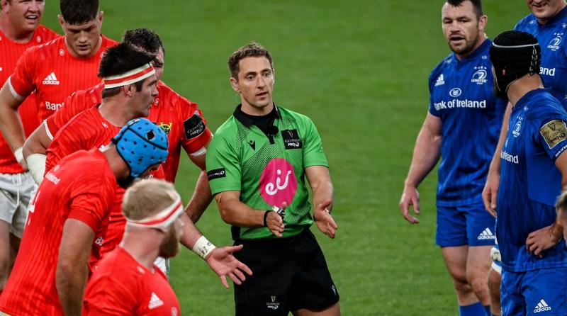 Limerick-based referee to take charge of Heineken Champions Cup quarter-final