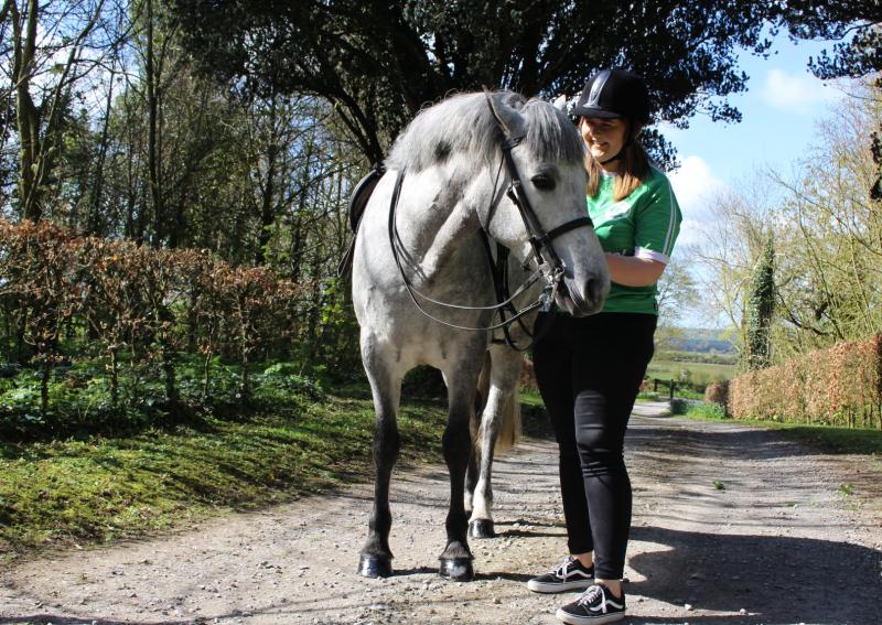 Limerick's Elaine crosses the Macra winning post in first place