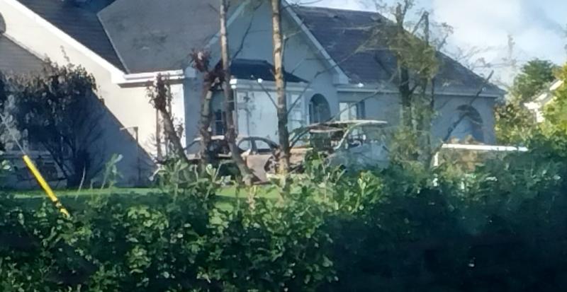 Car bursts into flames outside Limerick home
