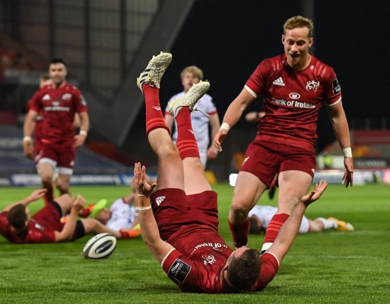 Man of the Match Mike Haley dedicates Munster Rugby's 'Rainbow' win to their absent supporters