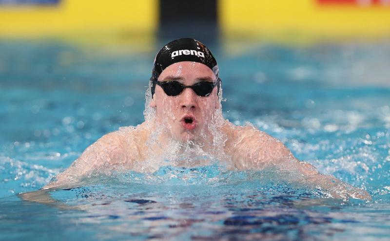 Limerick's Eoin Corby competes at LEN European Aquatics Championships tomorrow