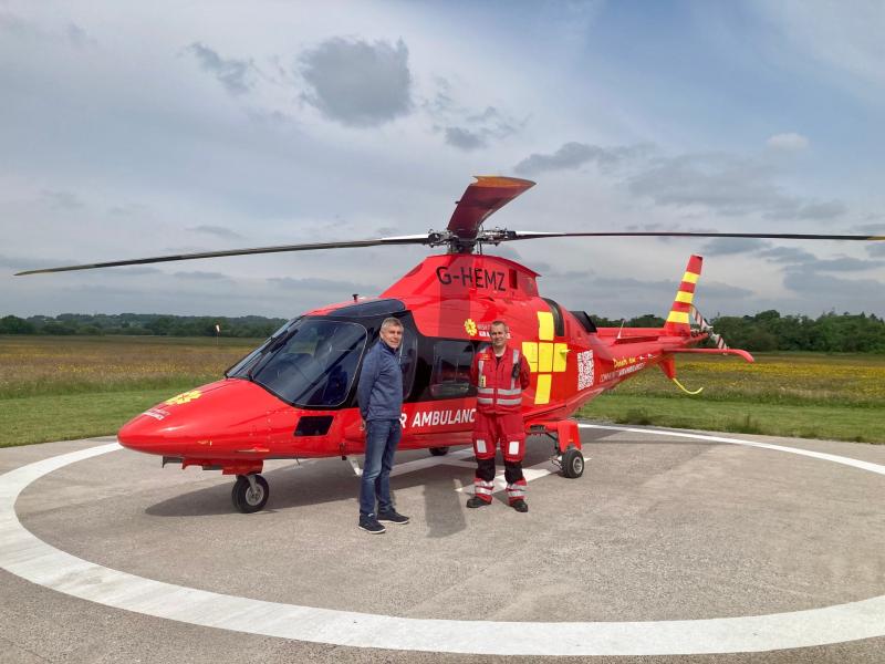 Limerick man crushed by tree praises charity-led air ambulance service