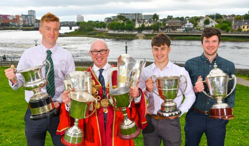 Cup magic as Limerick GAA VIPs visit the Mayor