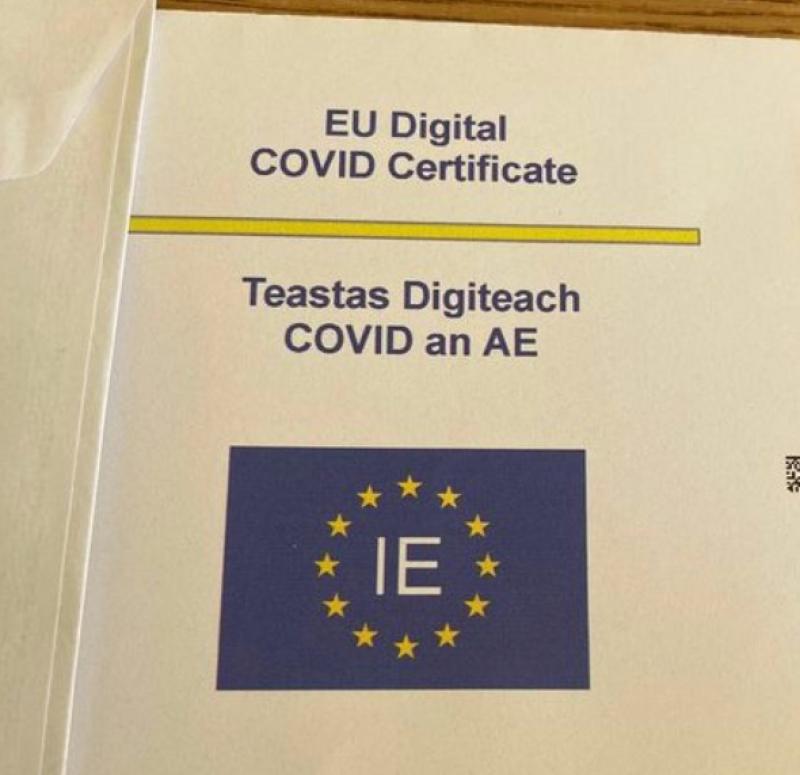 Digital COVID Certificate self-service online portal now open
