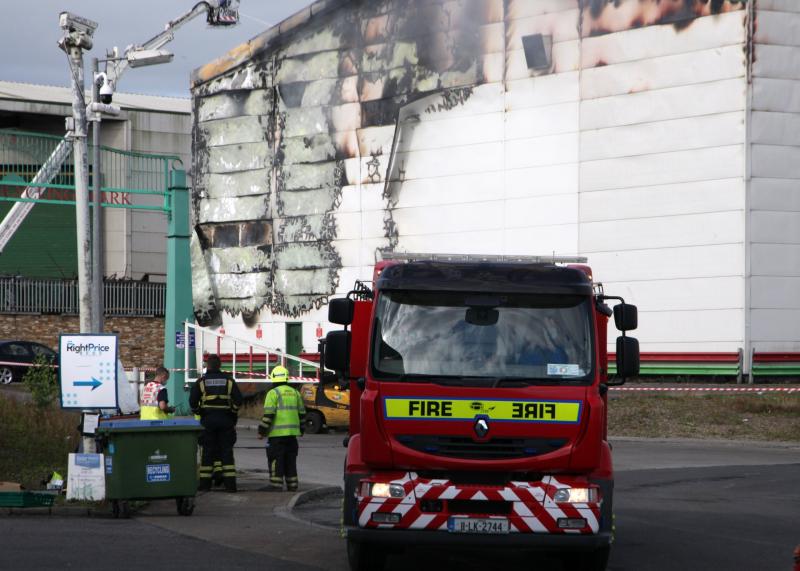 BREAKING: Emergency services deployed to large industrial fire in Limerick