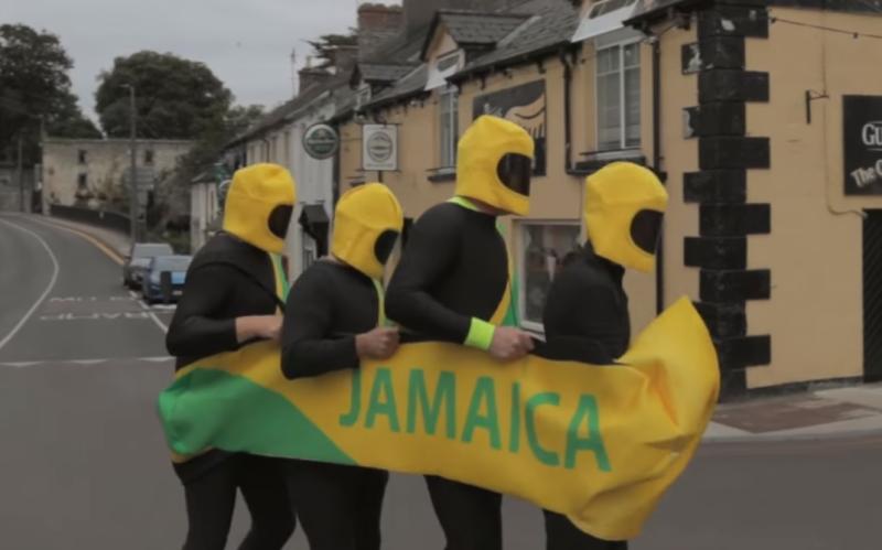Limerick shop gets a gold medal for Jamaican bobsleigh team skit