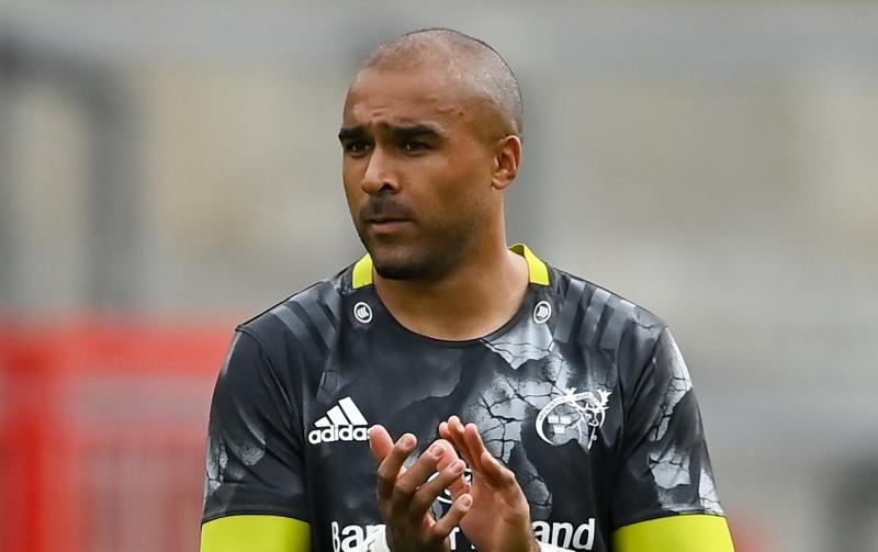 Simon Zebo's been 'brilliant' since returning to Munster Rugby