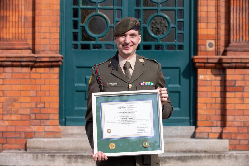 President honours brave Limerick man who rescued teenage girl from the sea