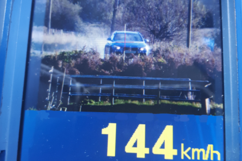 Gardai arrest person driving almost double the speed limit in 80km zone