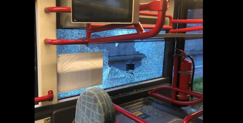 Objects thrown at Limerick city bus smash windows while passengers onboard