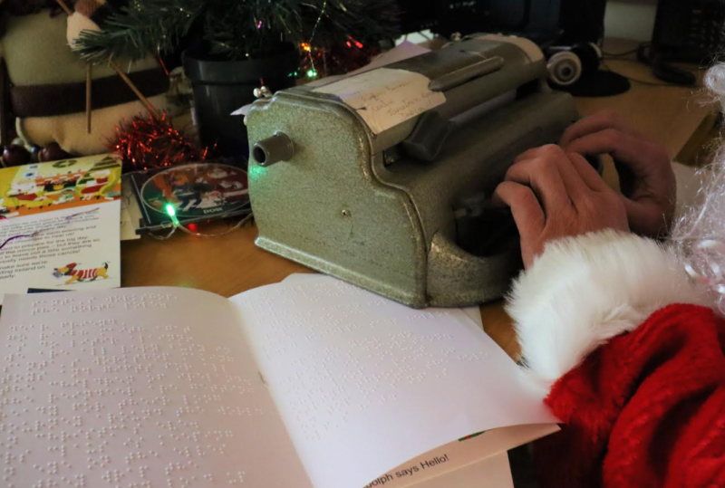 NCBI helps Santa send accessible letters in braille to vision impaired Irish children