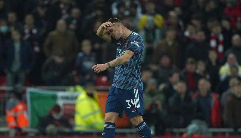 Arsenal midfielder Granit Xhaka banned for Liverpool return clash