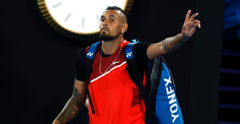 Nick Kyrgios labelled ‘an absolute knob’ by doubles opponent at Australian Open