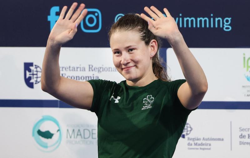 WATCH: Limerick teenage star wins a second medal at the World Para Swimming Championships
