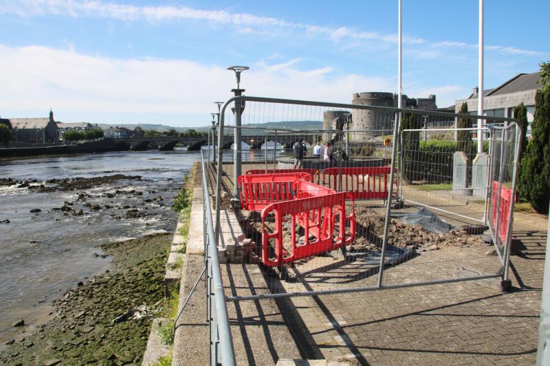 Skeletal remains discovered on Limerick's riverside