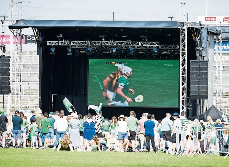 Last year's All-Ireland hurling final was shown on a big screen at TUS Gaelic Grounds | PICTURE: Keith Wiseman