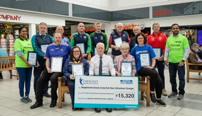 Clubs across Limerick rewarded for work of volunteers at Great Limerick Run