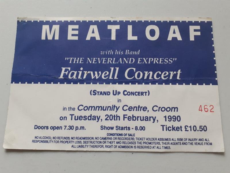 &lsquo;Like a bat out of... Croom&rsquo; - Meat Loaf concert in Limerick village recalled by locals