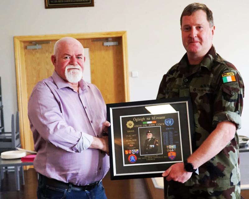 ‘Ten-hut!’ Limerick man retires from the Defence Forces after 43 years