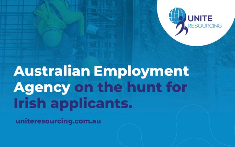 Australian Employment Agency on the hunt for Irish applicants to satisfy unprecedented worker demand