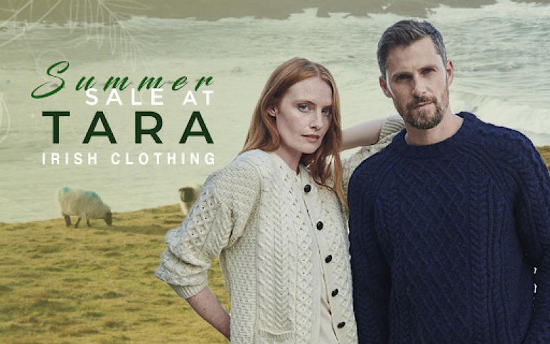 Celebrate this summer with Tara Irish Clothing’s Summer Sale on Irish sweaters!