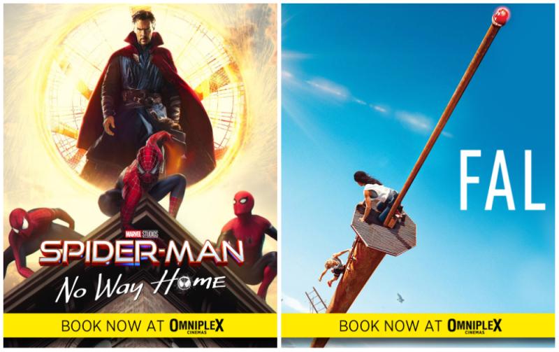 Spider-Man No Way Home and Fall swoop into Omniplex Limerick this week