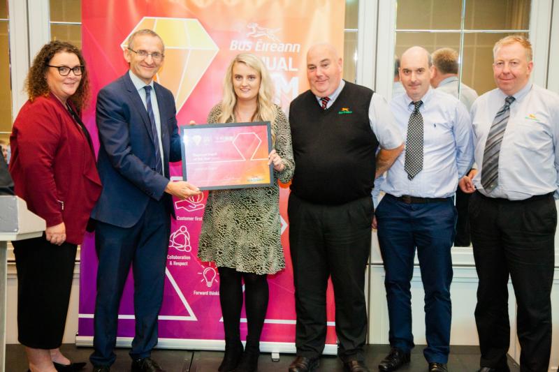 Bus Éireann staff in Limerick pick up awards for going the extra mile