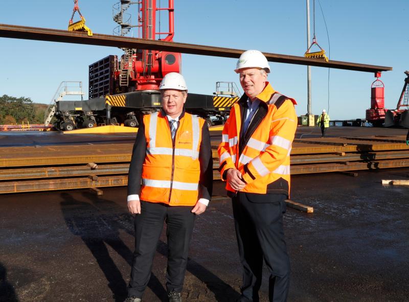 Delivery of first tracks for Limerick to Foynes rail line is latest 'positive signal' says port boss