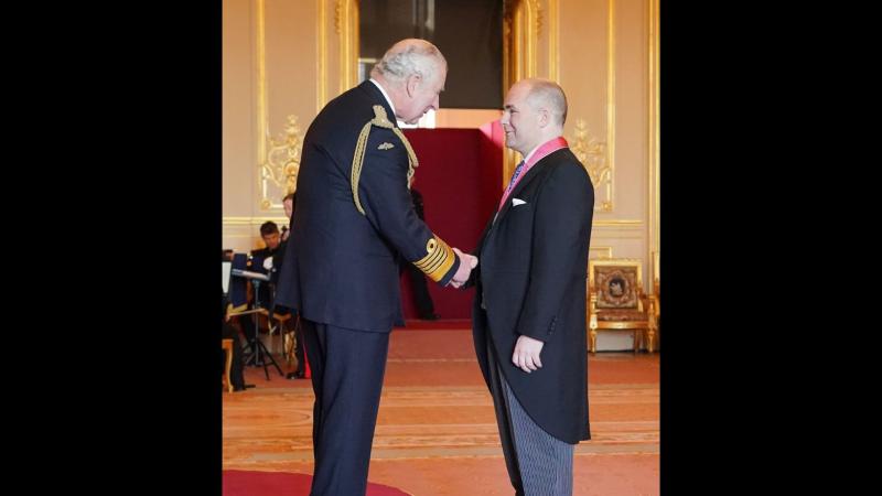 Limerick man honoured with CBE from King Charles III