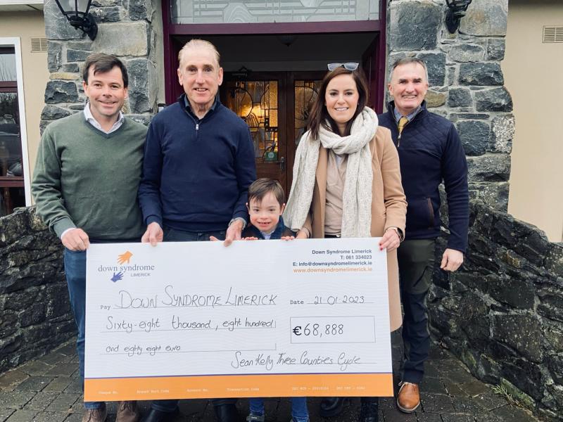 Cycling legend saddles up to raise funds for Limerick charity