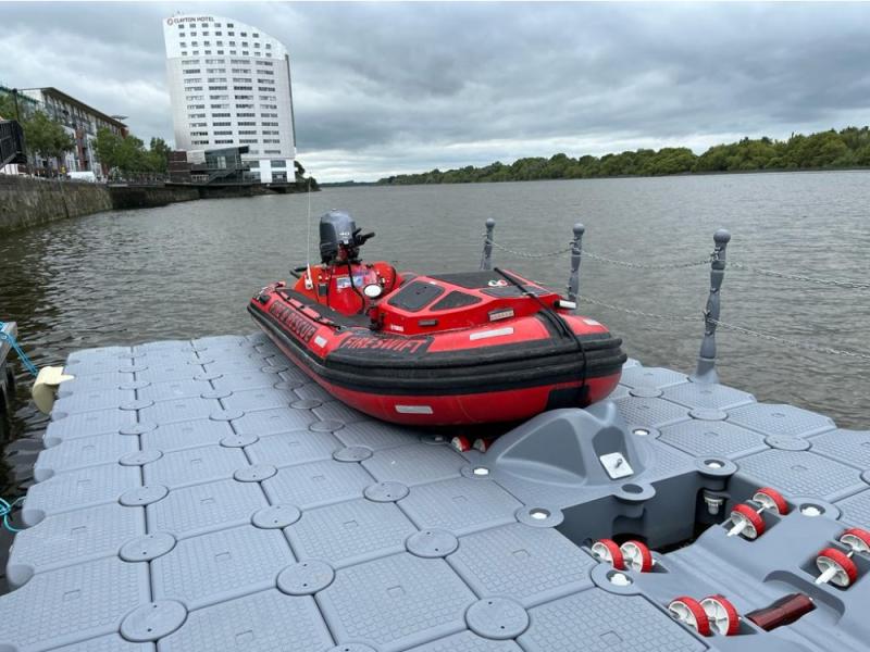 River rescue pontoon shortlisted for national award