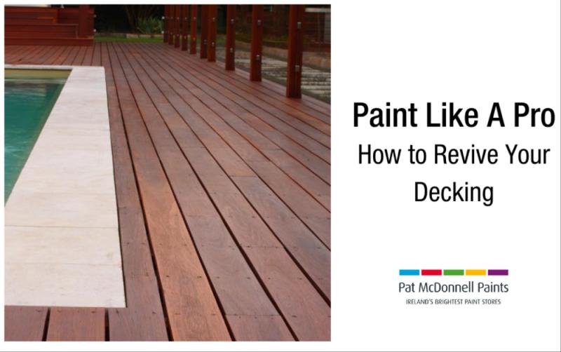 Paint like a pro: How to revive your decking