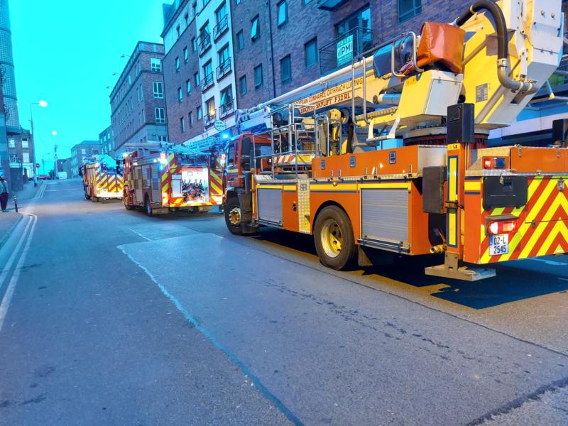 Residents evacuated from Limerick apartment complex following fire