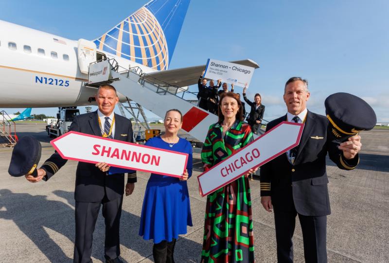 Shannon Airport's new Chicago service takes flight