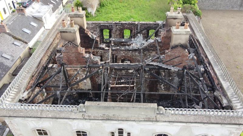 Historic Limerick building may be repairable following fire initial assessment suggests