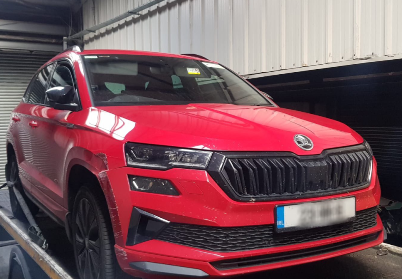Gardaí arrest young people caught driving stolen car after land and air search