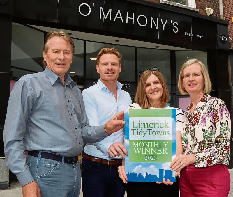 Limerick business puts Tidy Towns prize in the book