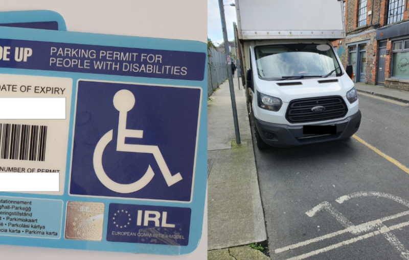 Gardaí catch illegally parked drivers using disabled permits belonging to dead people
