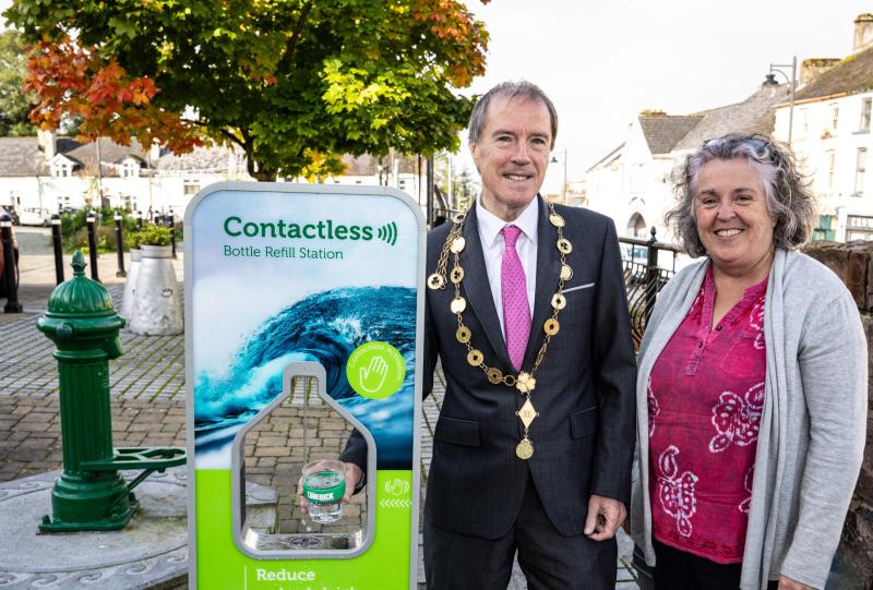 Council install a number of 'free access' drinking fountains across Limerick