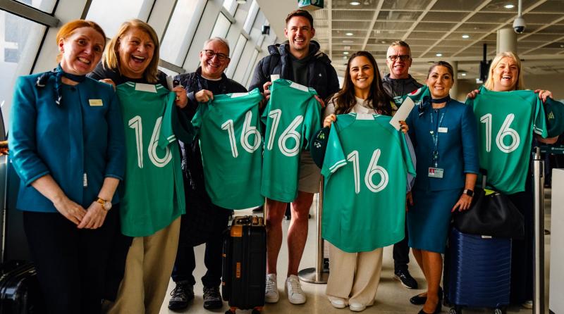 Irish airline surprises passengers with special gift ahead of Rugby World Cup quarter-final