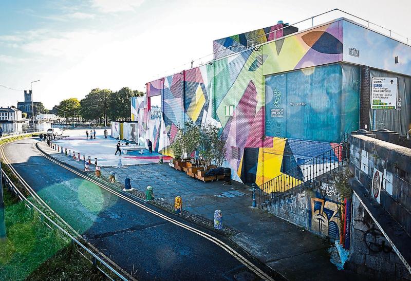 Limerick&rsquo;s first ground mural shines bright