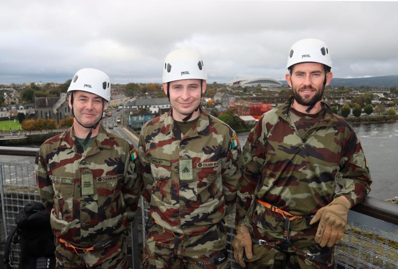 In Pictures: Limerick soldiers abseil down historic landmark 