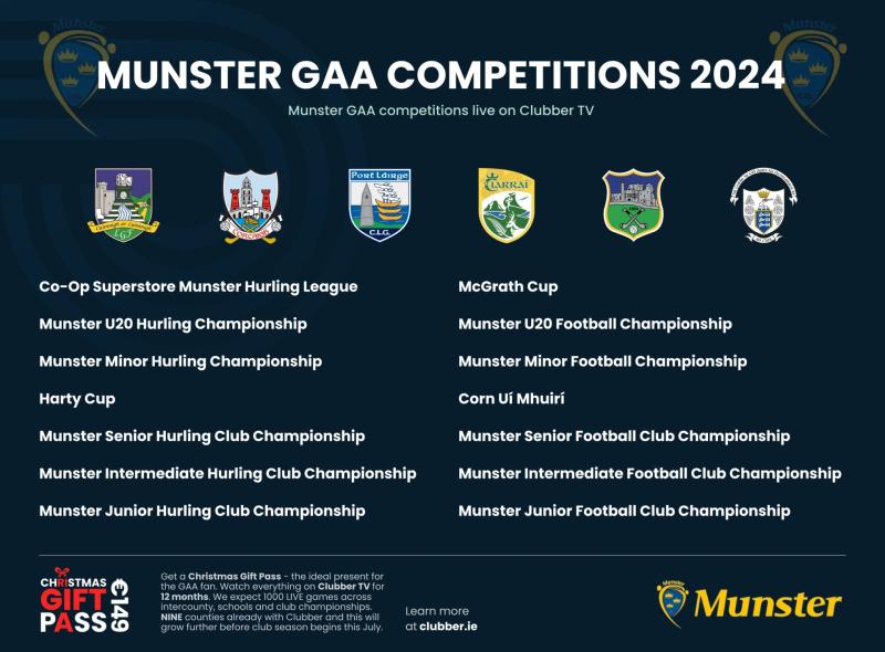 Clubber announce three-year media deal with Munster GAA 