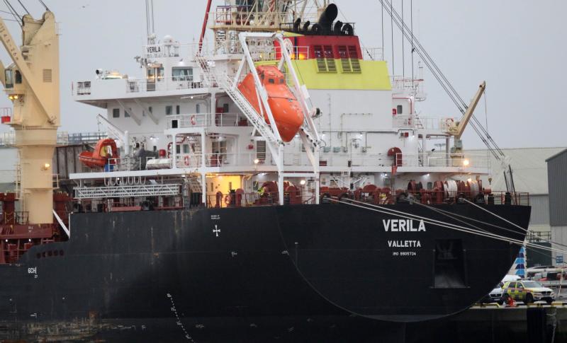 CONFIRMED: Cocaine worth €21m  seized from cargo ship at Foynes Port