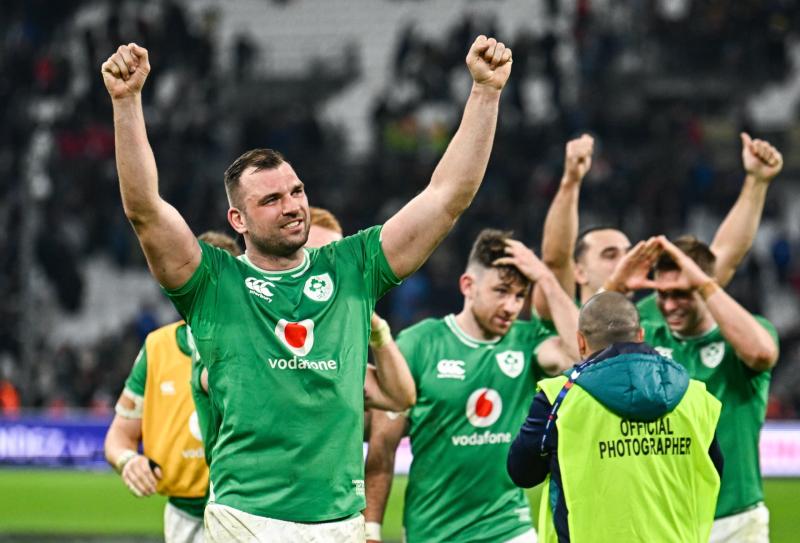 Tadhg Beirne says Ireland's crushing win over France generated 'special feeling'